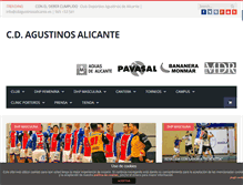 Tablet Screenshot of cdagustinosalicante.es